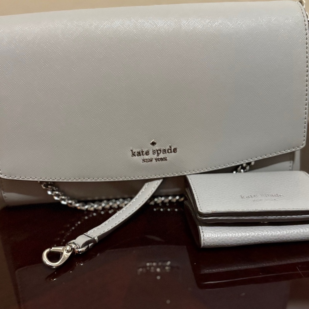 Kate Spade White Crossbody Bag with Wallet